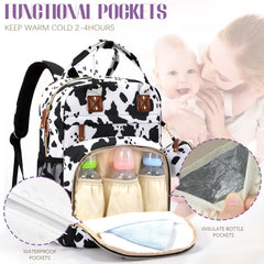 Tuwubi diaper bag waterproof wet bag helps contain messes on trips.