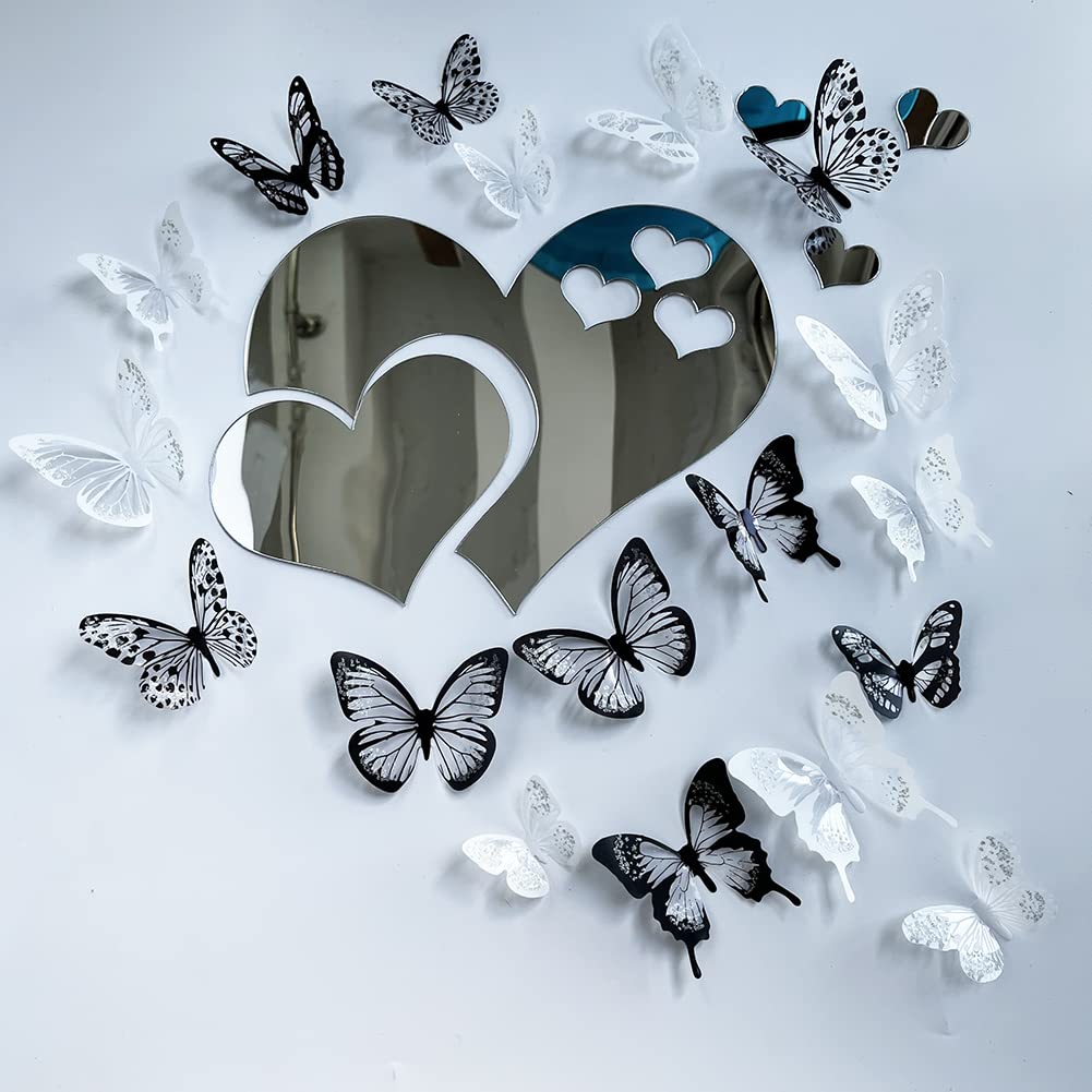 TVPHLLY 3D crystal butterfly close-up showing shimmering wall accents.