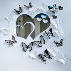 TVPHLLY 3D crystal butterfly close-up showing shimmering wall accents.