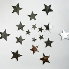 TVPHLLY acrylic-mirror stars collection adds glimmer to kids rooms with removable shine
