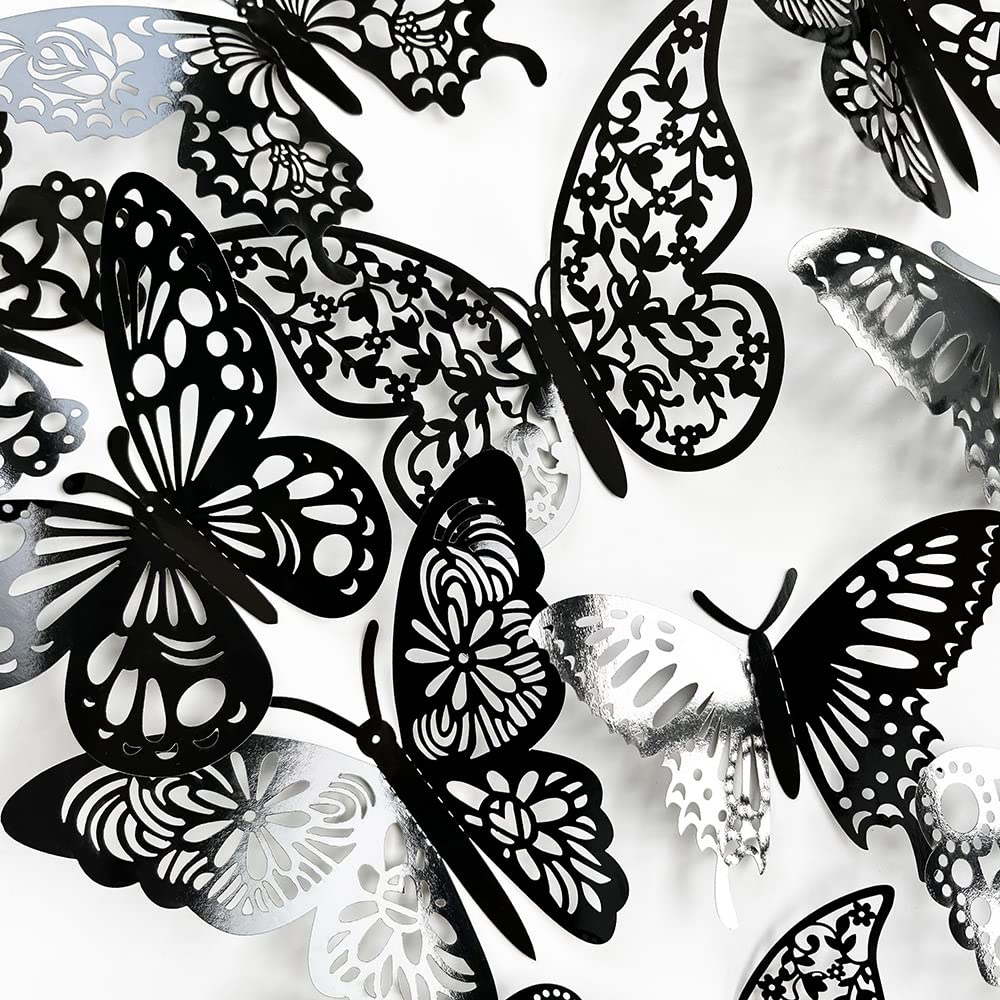 TVPHLLY butterfly wall art for nursery and kids room creates playful ambiance