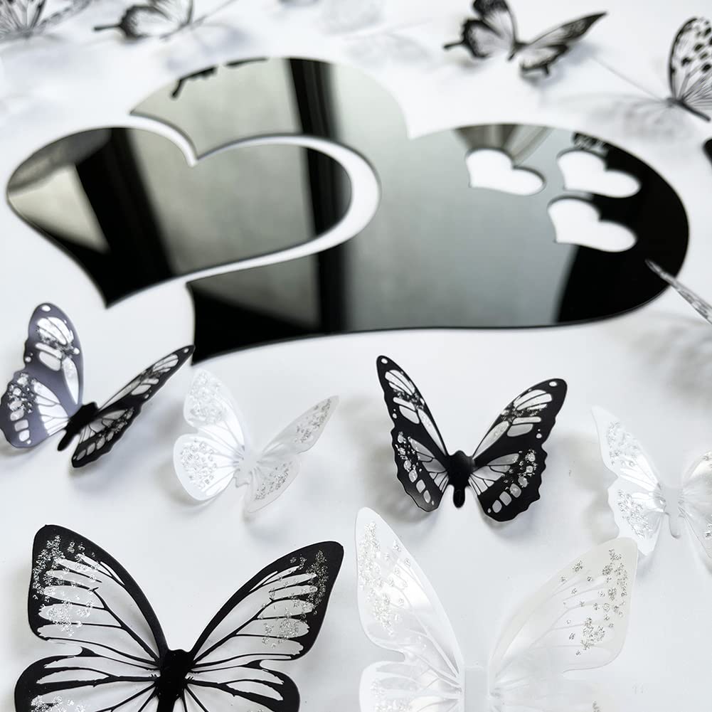 TVPHLLY durable PVC butterfly stickers resist dust and cleaning for long-lasting decor.