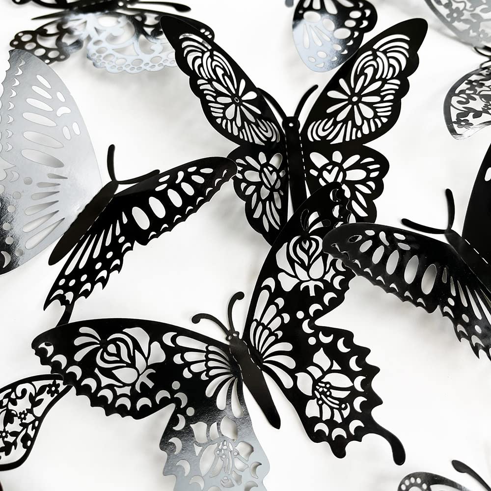 TVPHLLY easy-apply butterfly stickers for quick DIY wall transformations