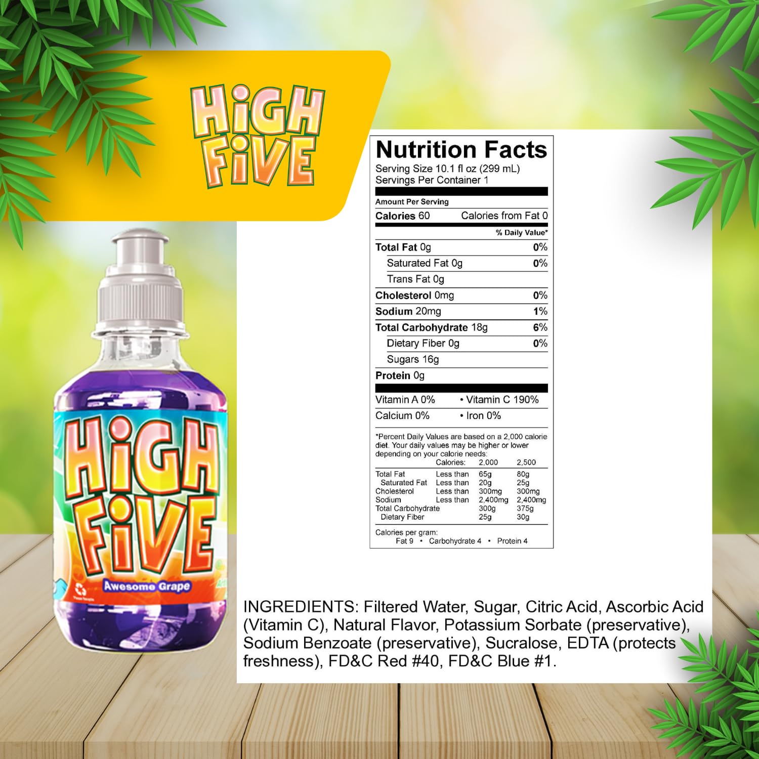 Tweaker High Five grape juice with spill-proof sports cap for on-the-go hydration