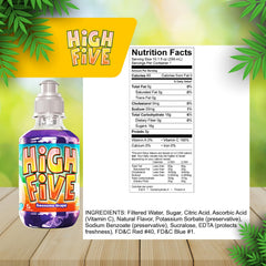 Tweaker High Five grape juice with spill-proof sports cap for on-the-go hydration