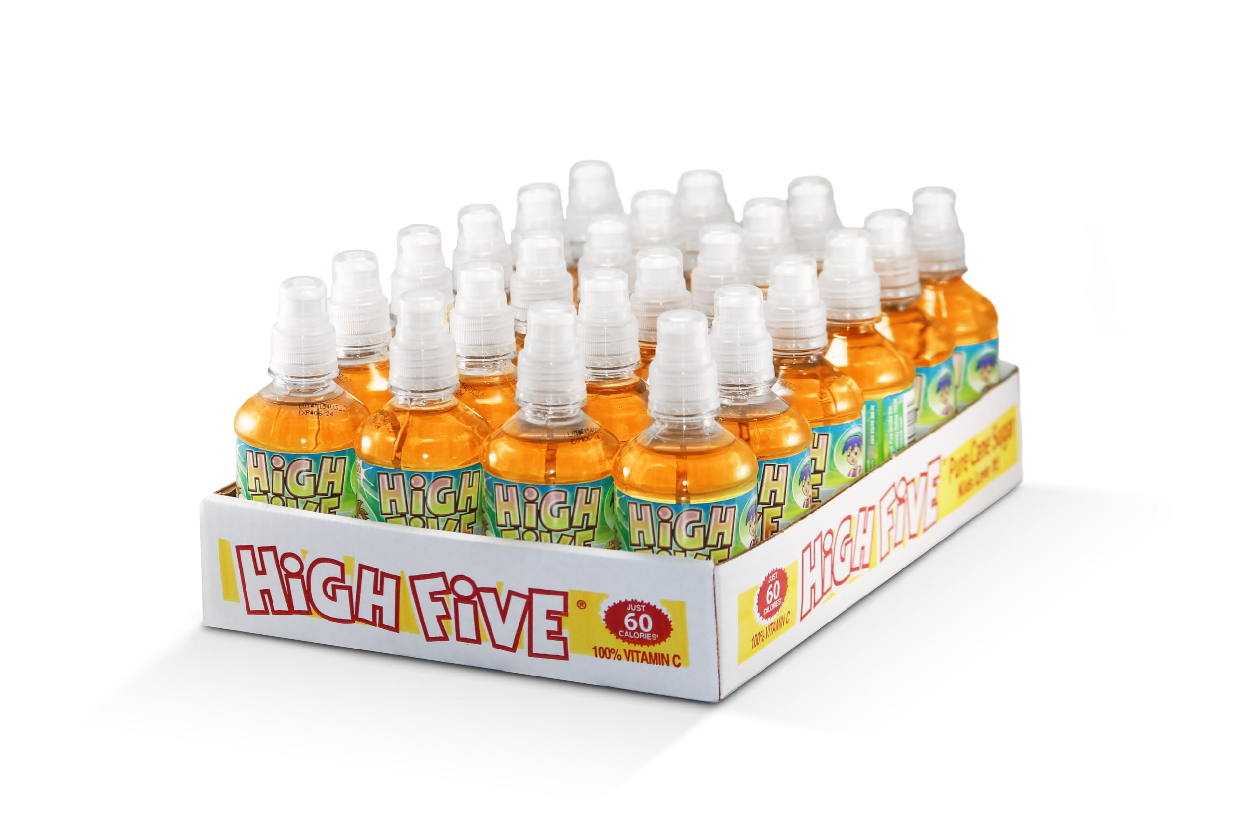 Tweaker High Five orange label closeup emphasizing real cane sugar sweetness