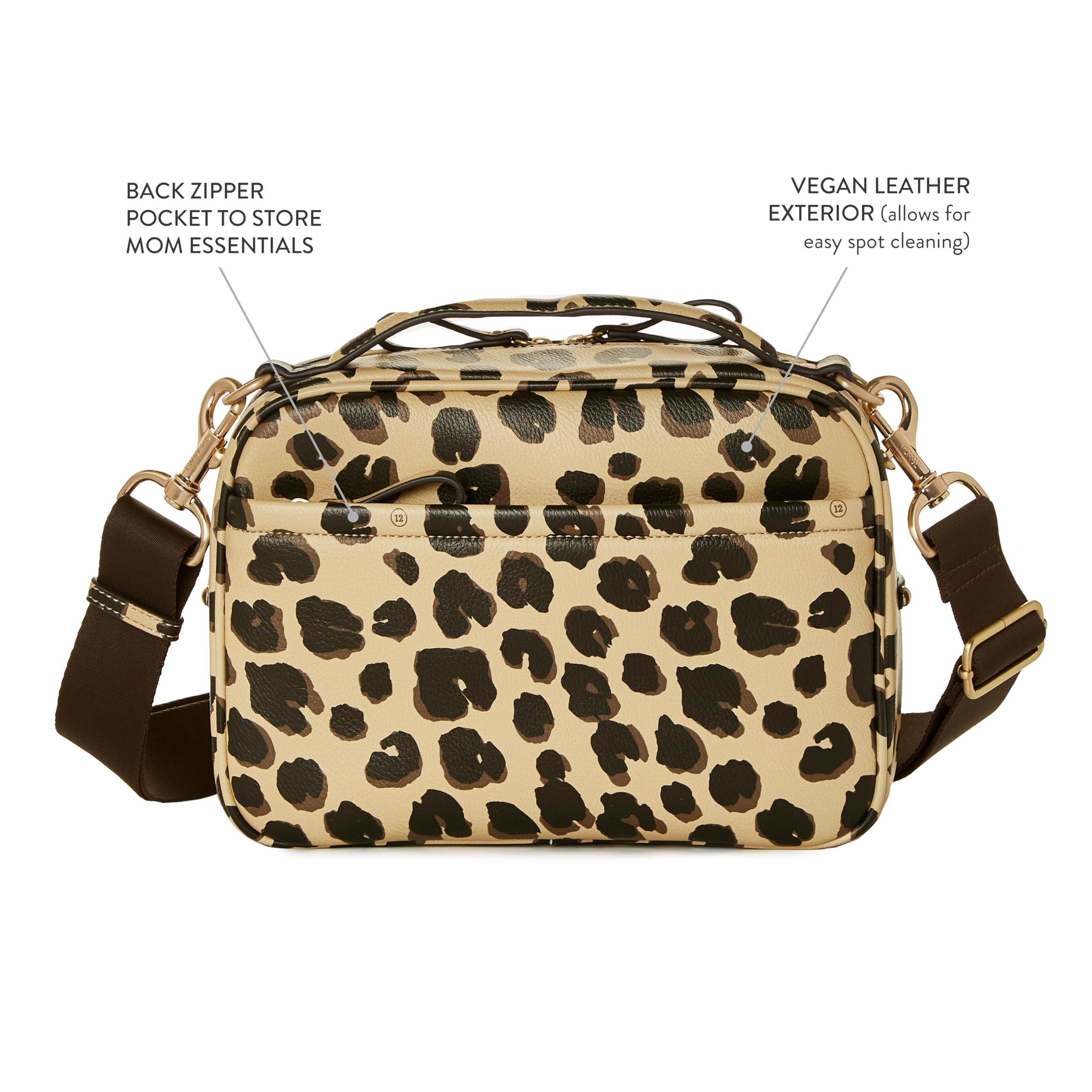 TWELVElittle Luxe Diaper Clutch portable changing pad for quick diaper changes.