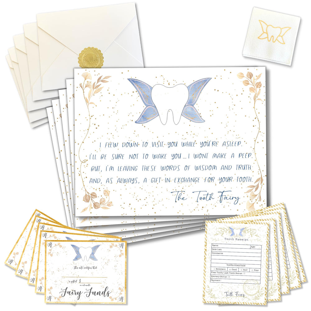 Twenty Moments of Tooth Letter Kit package-display shows complete contents