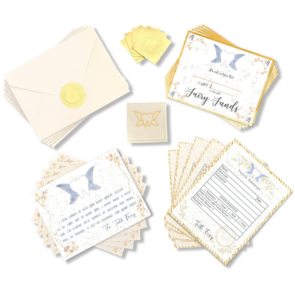 Twenty Moments of Tooth Letter Kit tooth-pillow-pocket-fit stores keepsakes securely