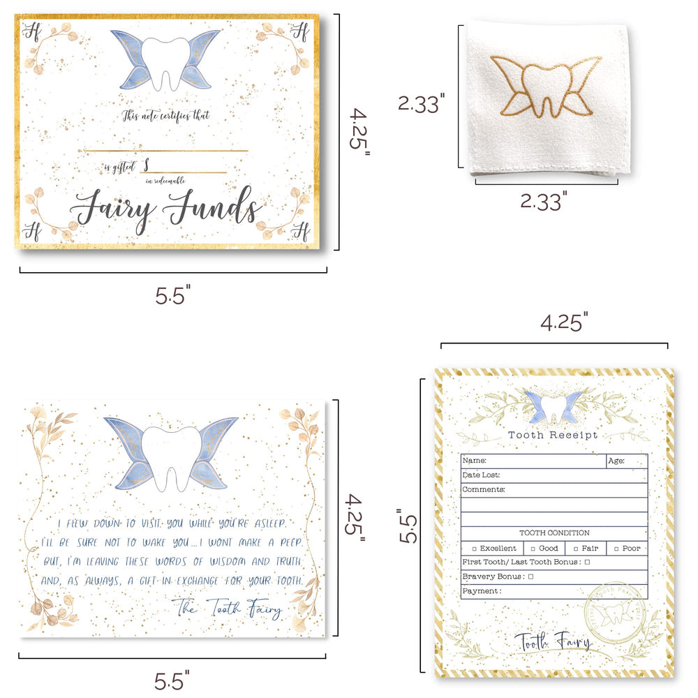 Twenty Moments of Tooth Letter Kit tooth-receipts capture a memorable visit