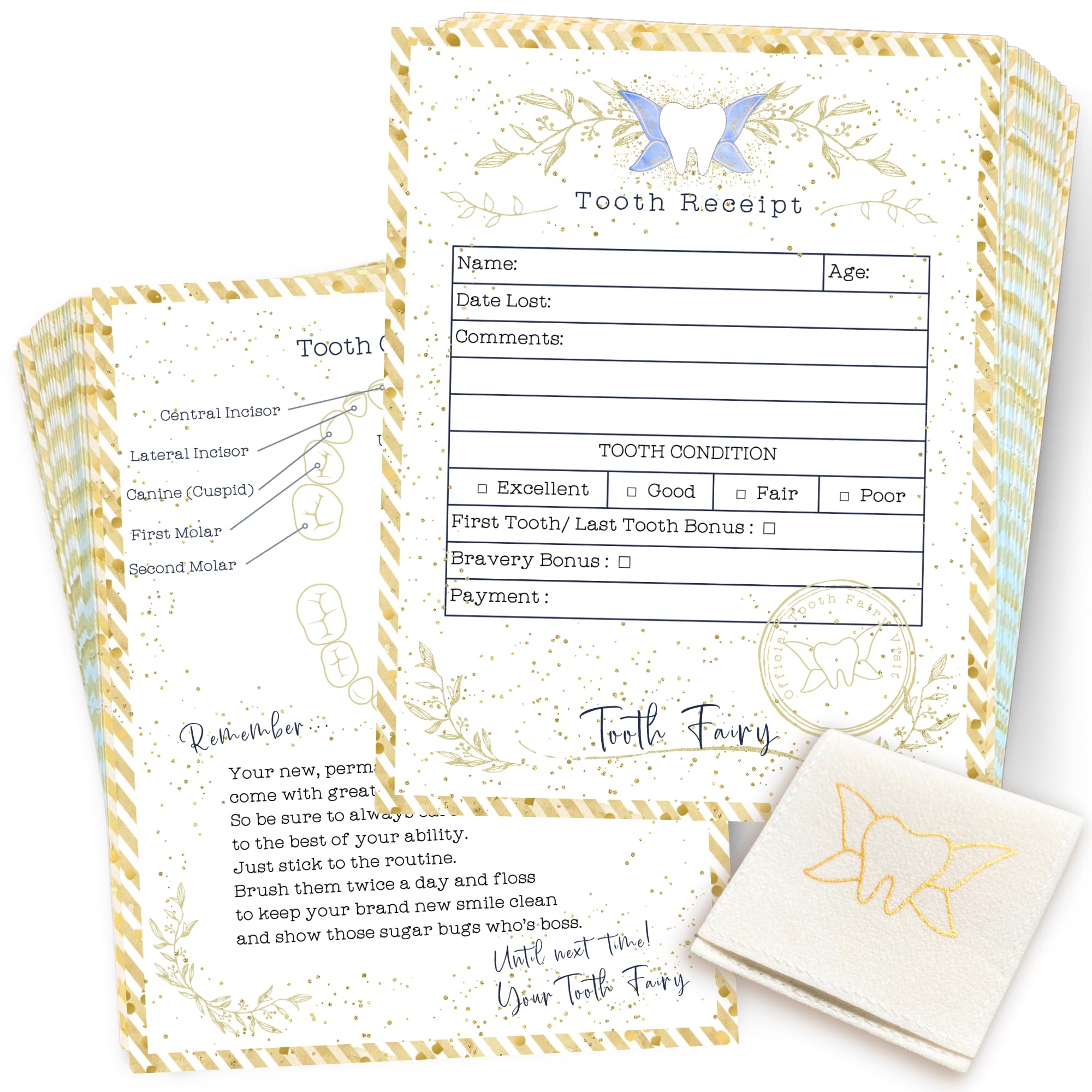 Twenty Moments of Tooth collection visuals show a complete magical tooth fairy set.