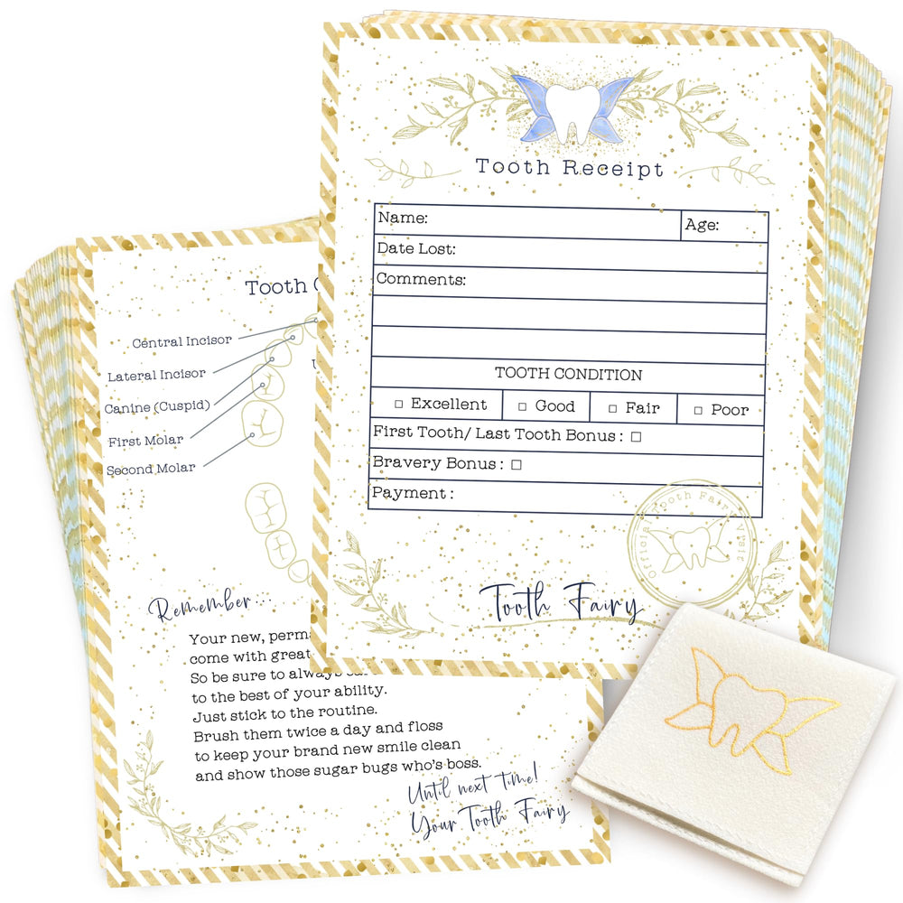 Twenty Moments of Tooth collection visuals show a complete magical tooth fairy set.