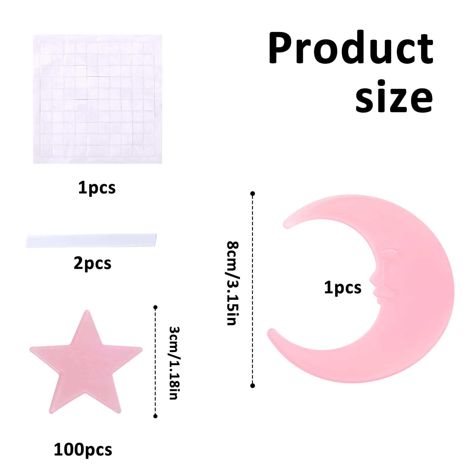Tweruna double-sided tape ensures secure attachment without wall damage.