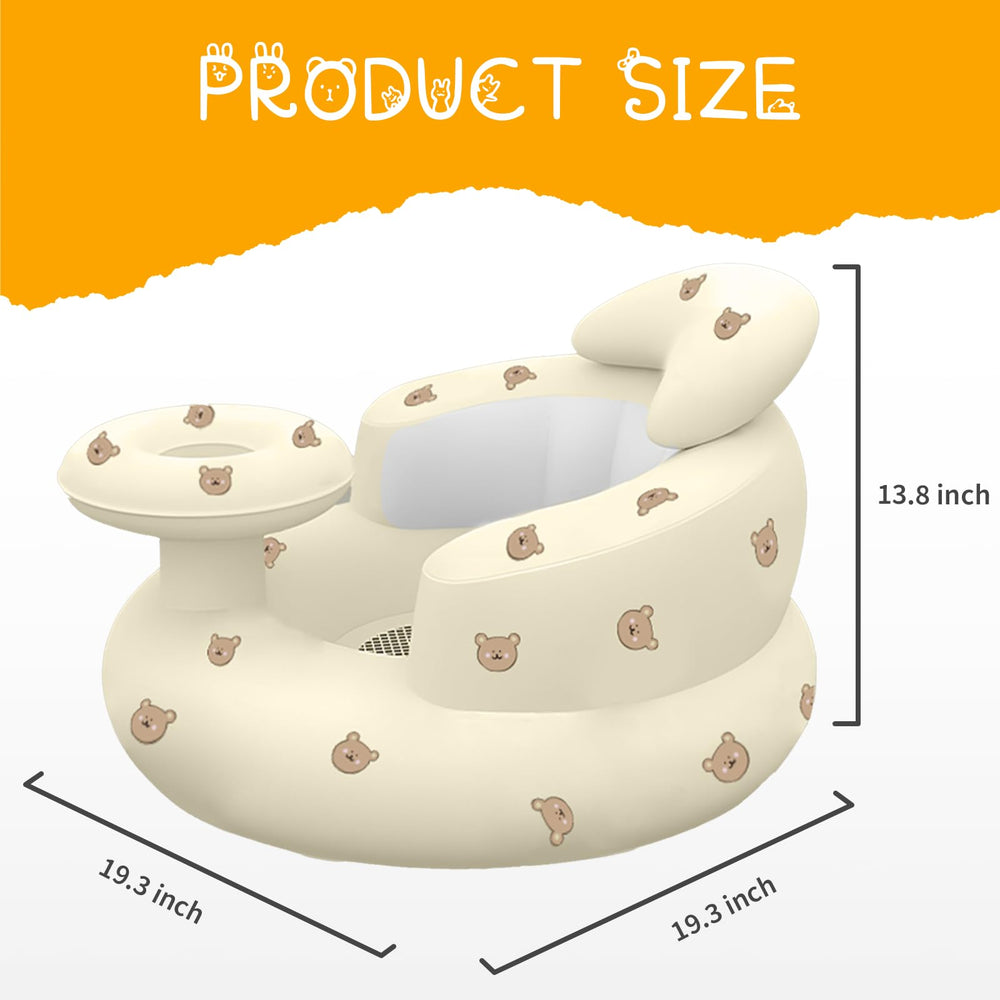 Twievo baby seat back-support provides comfortable posture for young sitters