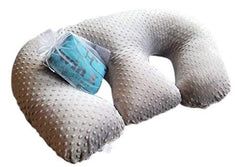Twin Z Pillow baby bonding time setup demonstrates twin-friendly comfort.