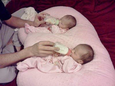 Twin Z Pillow six-in-one use for breastfeeding and tummy time.
