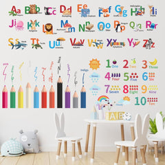Twinklemon cartoon animals color decals create vibrant room decor for imaginative play.