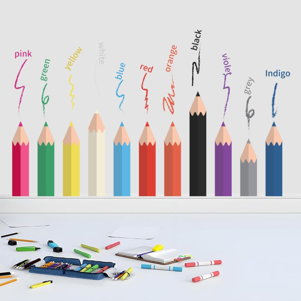 Twinklemon number wall decals 1-10 provide counting cues for home activities.