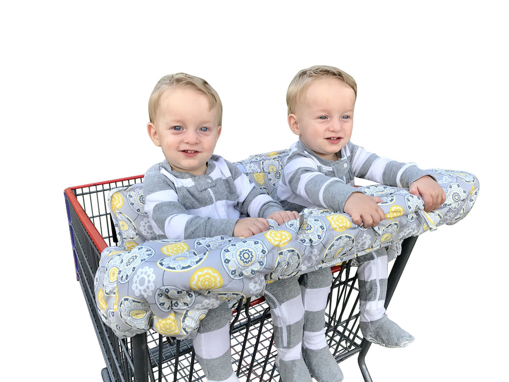 Twinventions Twin Double Cart Cover folded neatly into the carrying case for travel