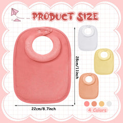 Twistover dusty pink padded-collar bib covers shoulders for mess-free meals
