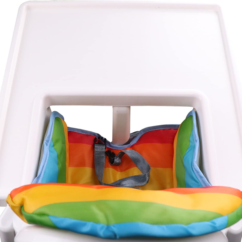 twoworld Antilop cushion attached to chair with harness slots visible for secure fit