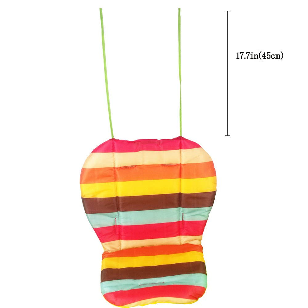 twoworld baby high chair cushion rainbow striped size guide helps you choose a compatible chair.