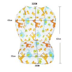 Twoworld baby high chair cushion side detail highlights non-slip surface.