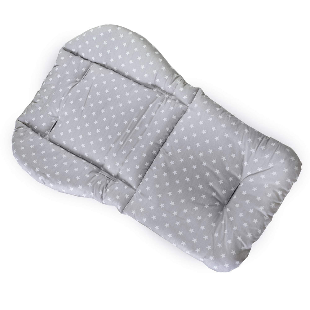 Twoworld high chair cushion side view shows thick padding for added support