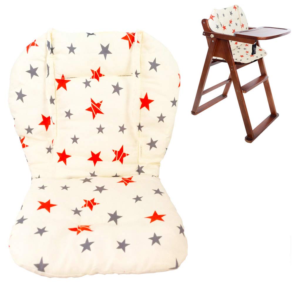 Twoworld high chair padding 62x43cm for full coverage.