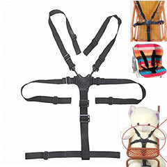 Twoworld high chair straps assembly shows quick setup for wooden chairs.