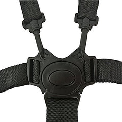Twoworld high chair straps through holes demonstrates proper threading through chair openings.
