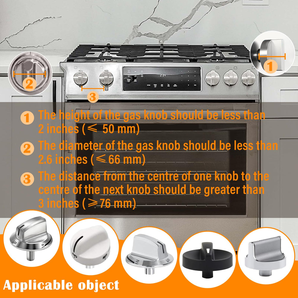 TWQA stove knob covers durable design ready for everyday cooking