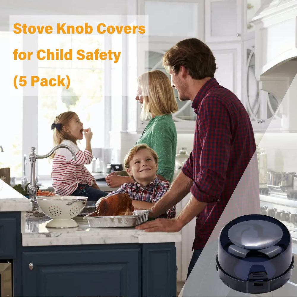 TWQA stove knob covers set enabling safer cooking environment