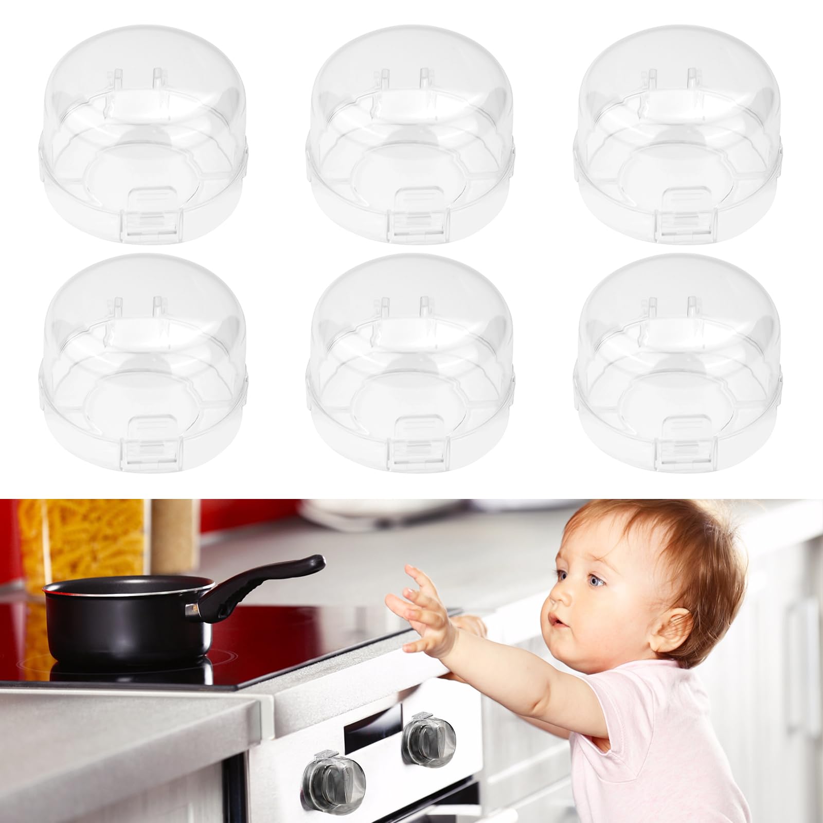 TWQA stove knob safety cover installation eases childproofing in minutes
