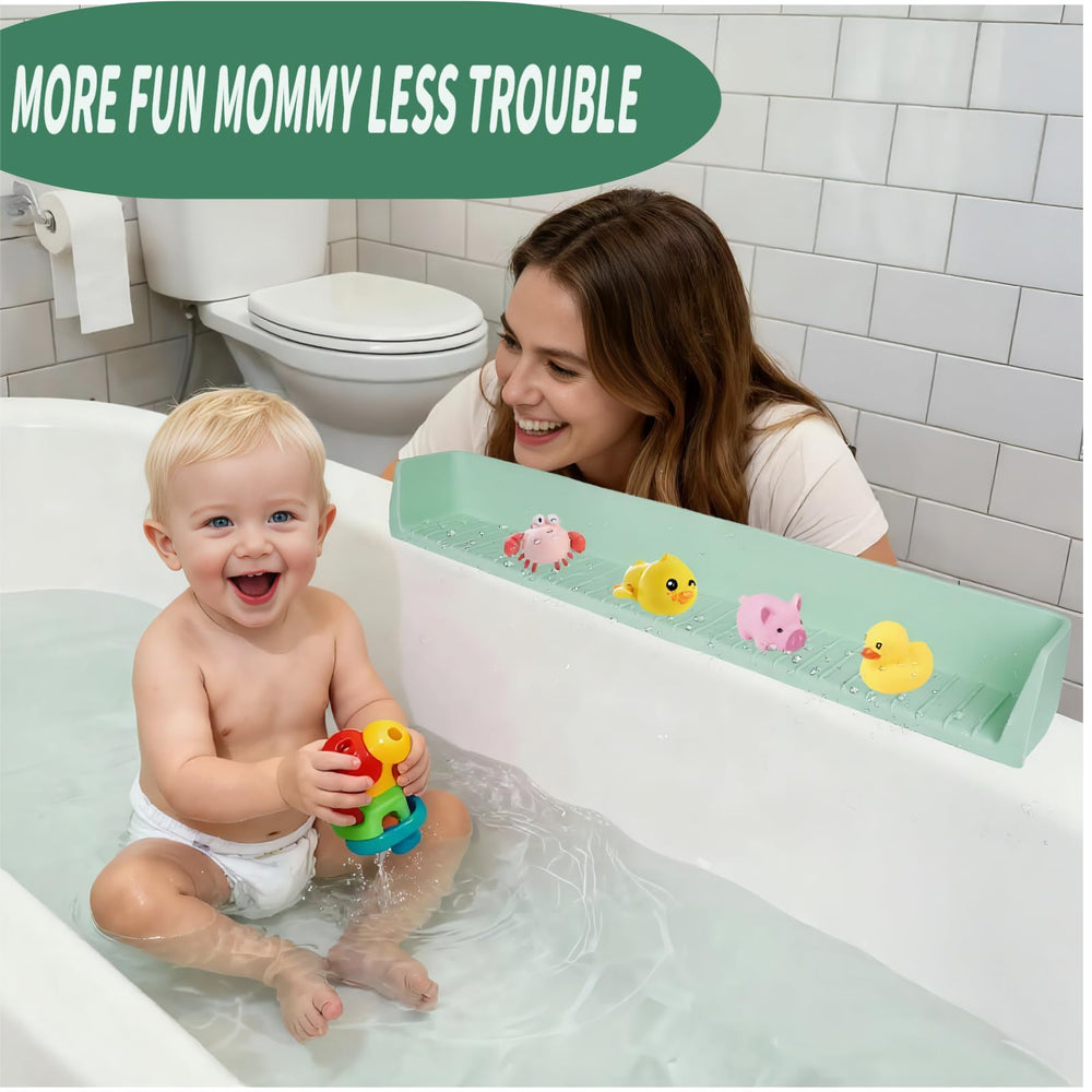 TYASDBA universal-fit tub guard fits most bathtubs for versatile use.