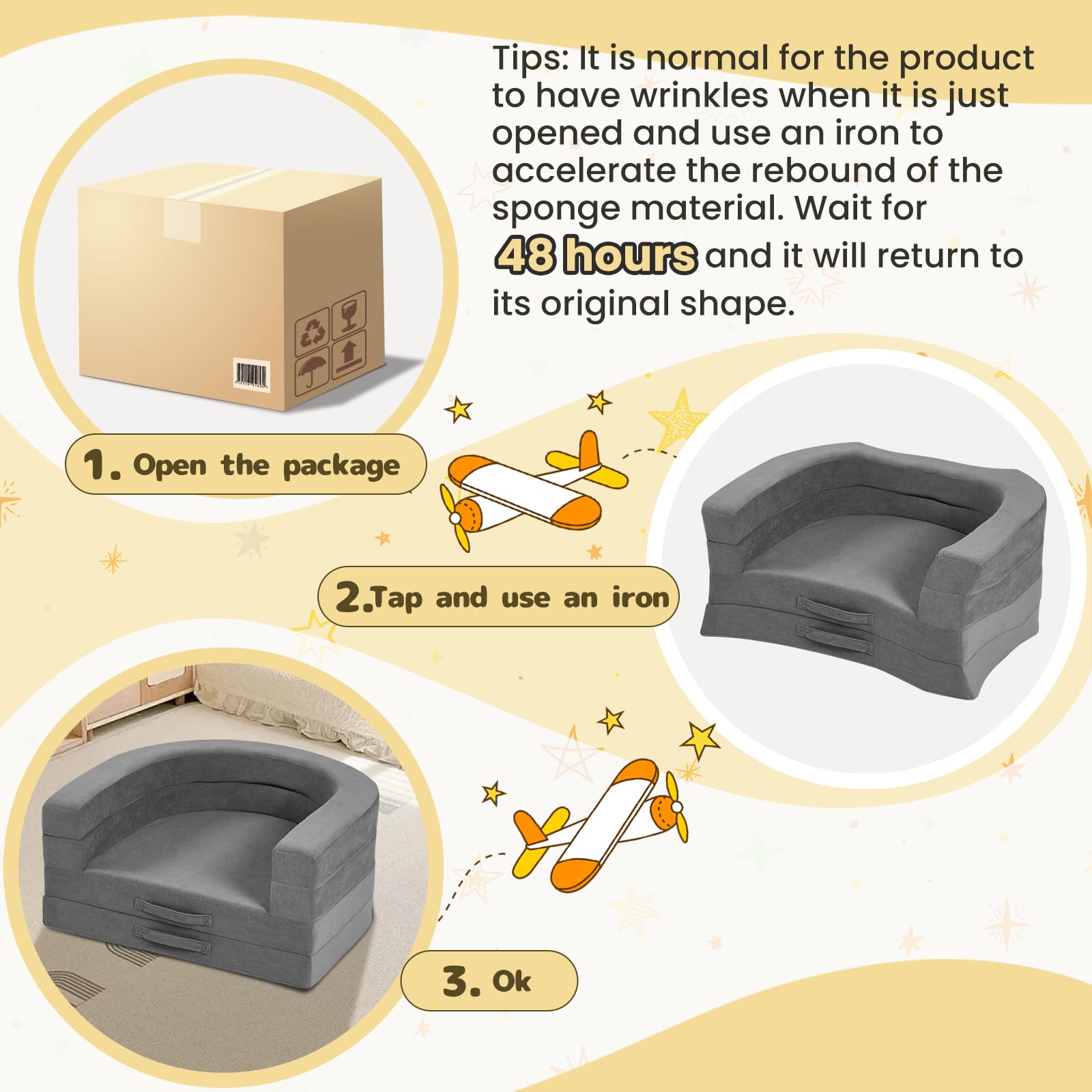 Tykacna travel toddler bed travel bag-ready setup for quick transport.