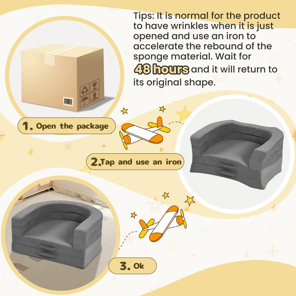 Tykacna travel toddler bed travel bag-ready setup for quick transport.