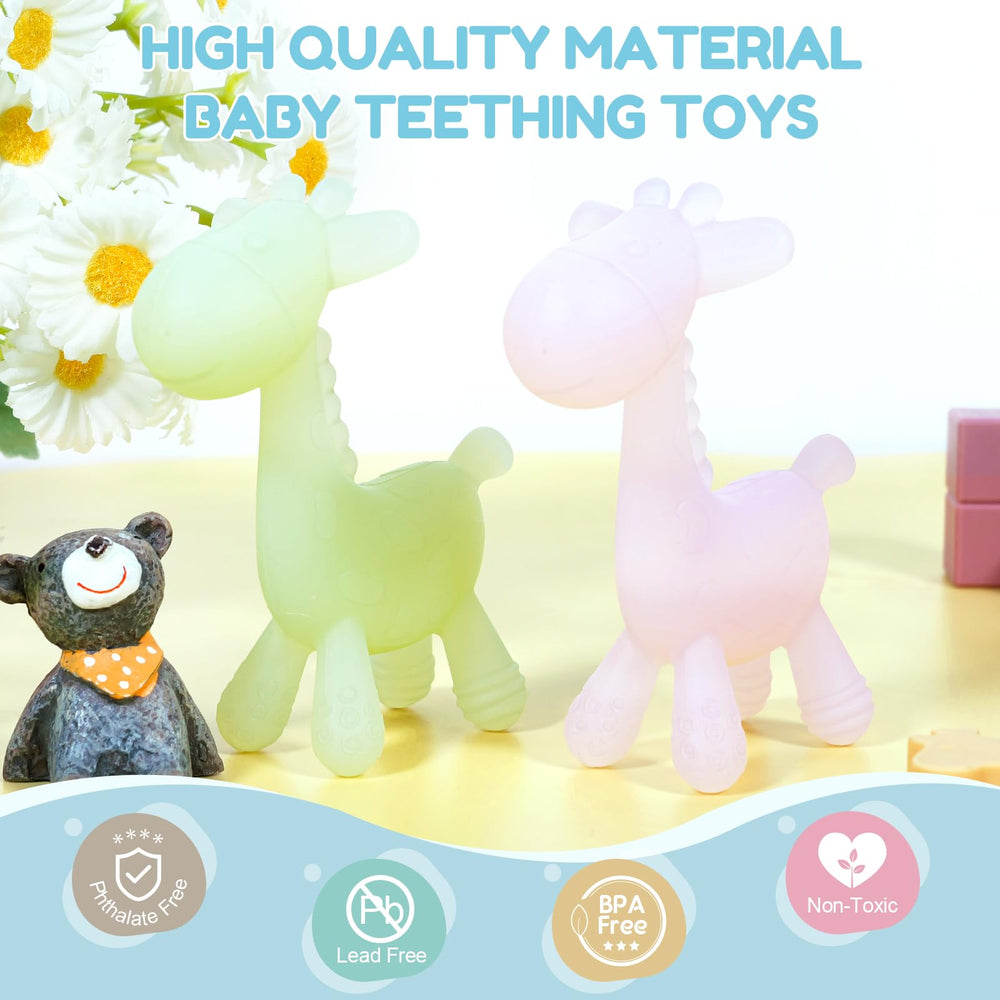 TYRY.HU giraffe teether image showing boil-steam-freeze readiness