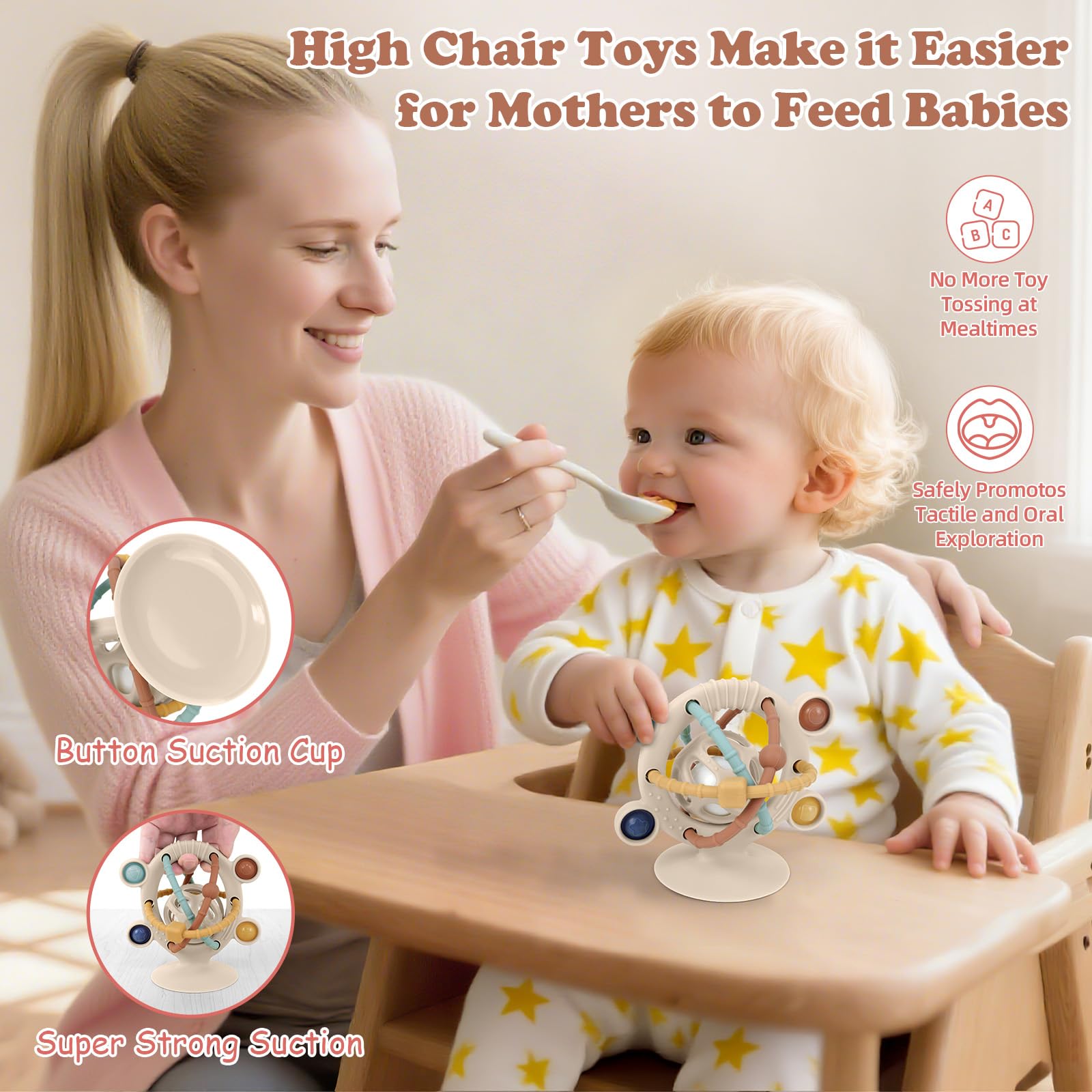 TYRY.HU easy-clean silicone teether is simple to sterilize between uses