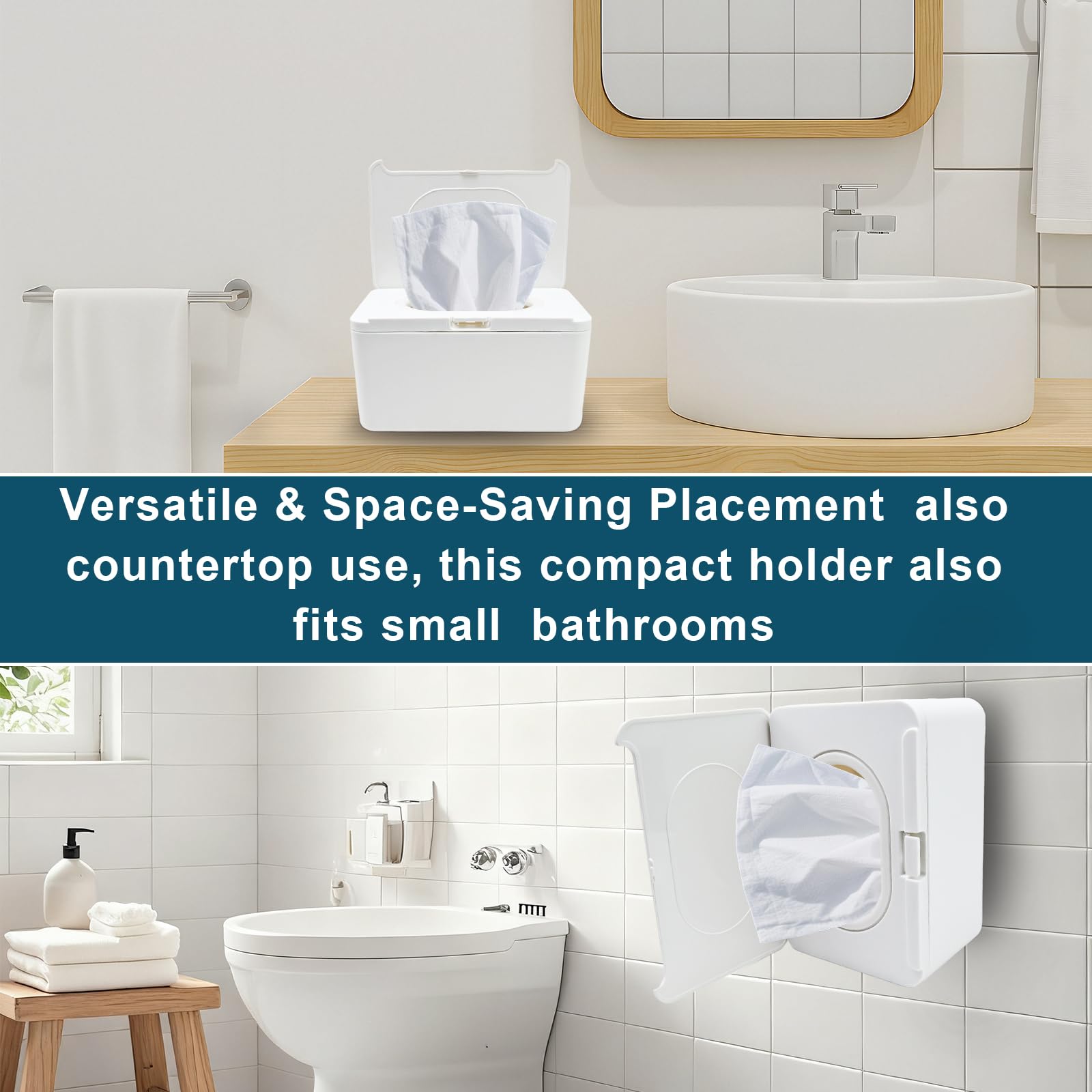Uaeduky durable, water-resistant dispenser ideal for humid baths and kitchens