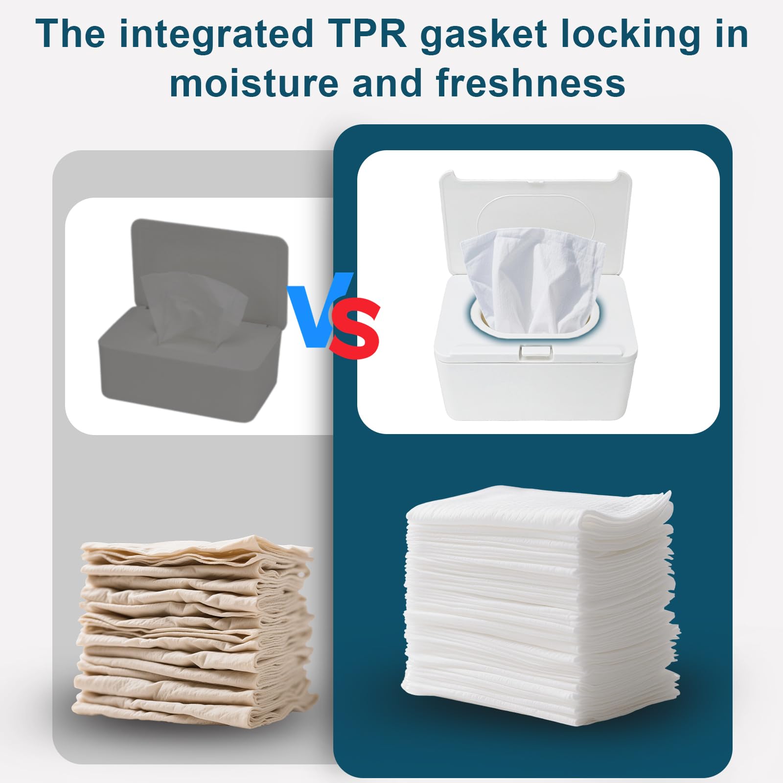 Uaeduky seal features a moisture-retaining gasket for fresh wipes