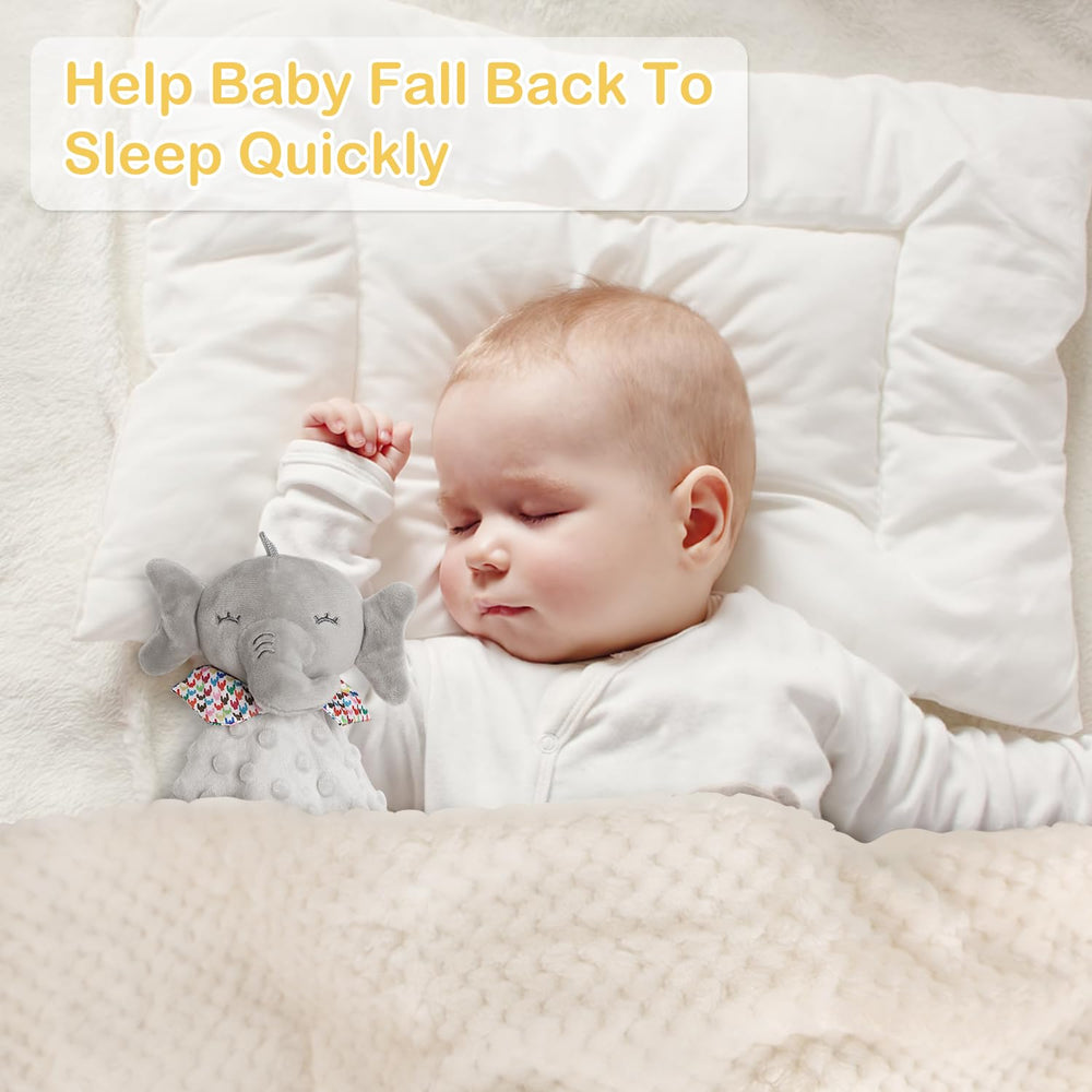UAREHIBY elephant security blanket closeup highlighting comforting grip