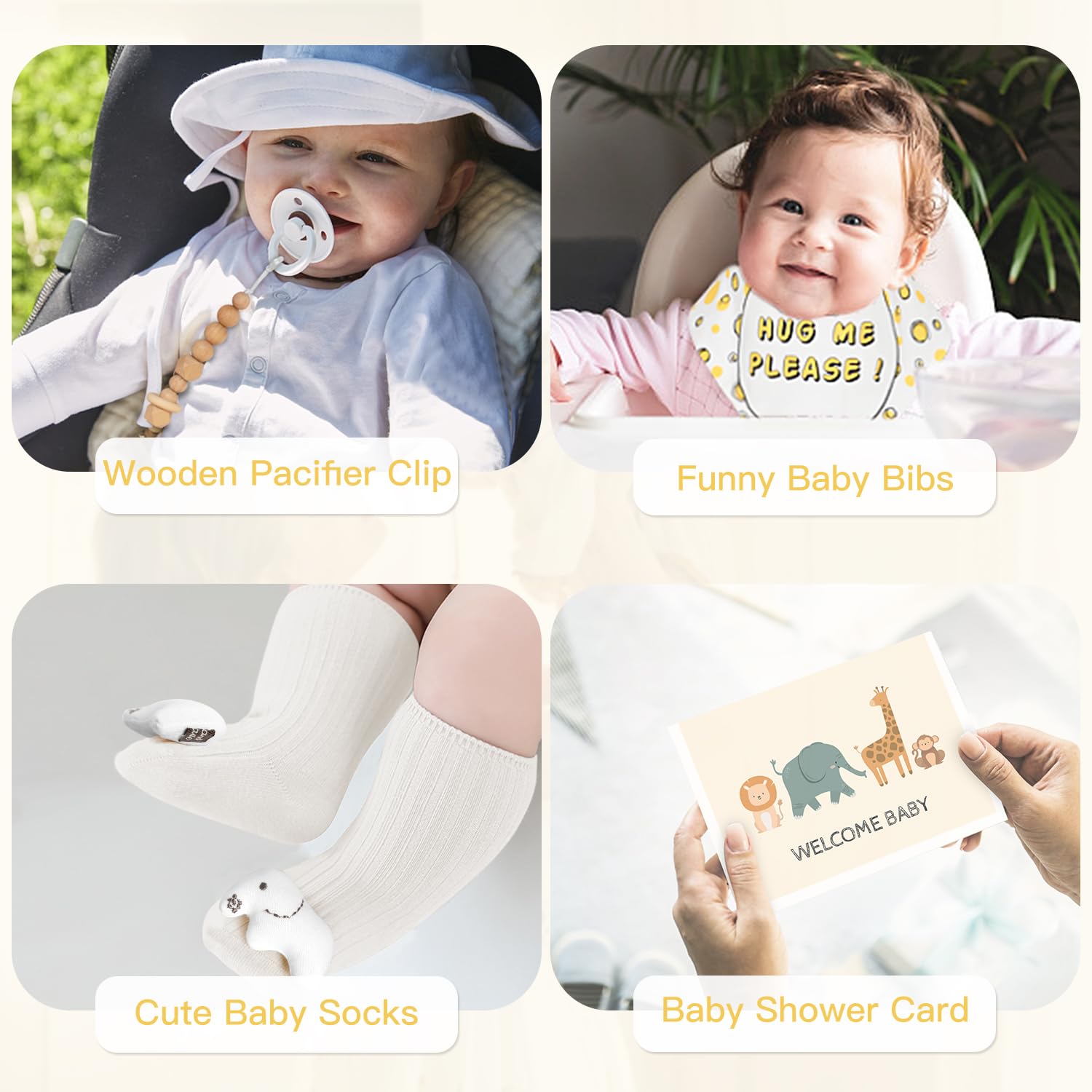 UAREHIBY pacifier clip with decision coin for on the go bonding moments