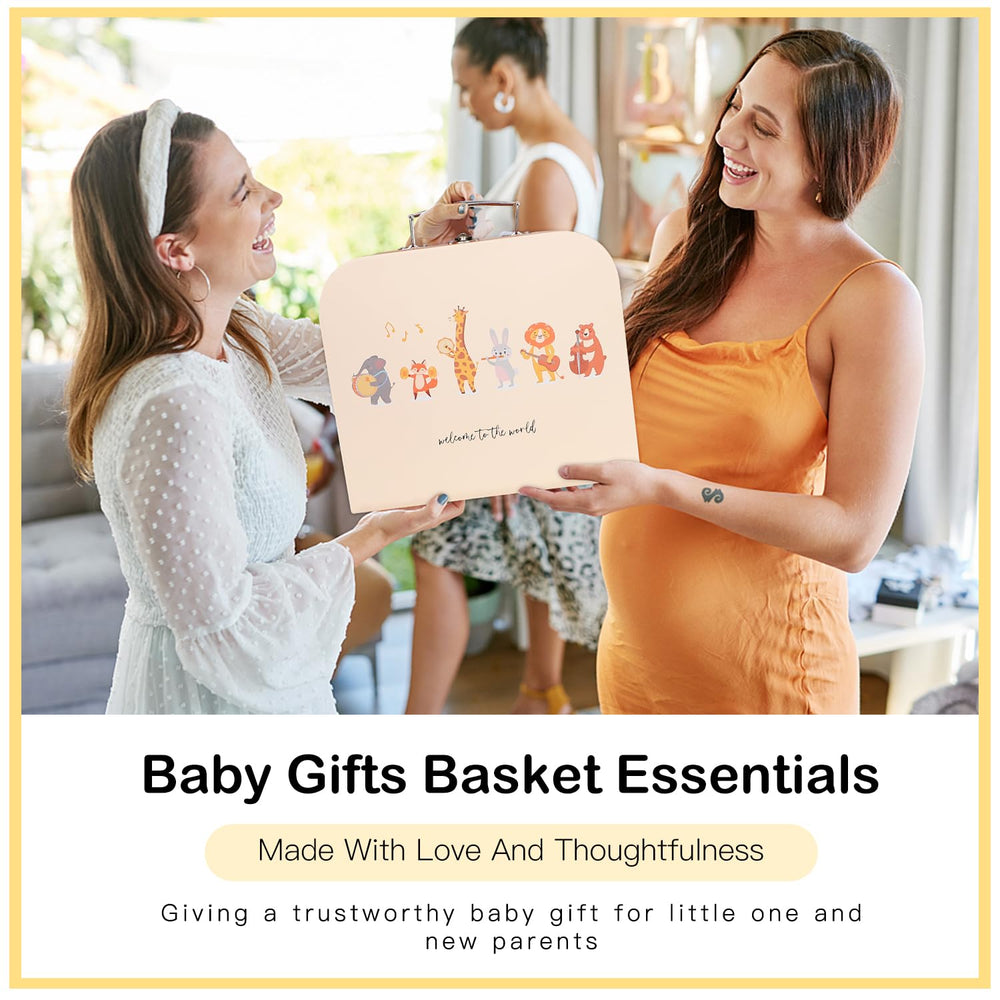 UAREHIBY welcome baby card and gift box showcasing gift-ready presentation