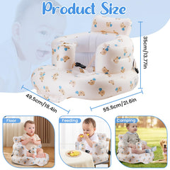 UAYBABU inflatable baby seat rear strap anchors to chairs for extra stability