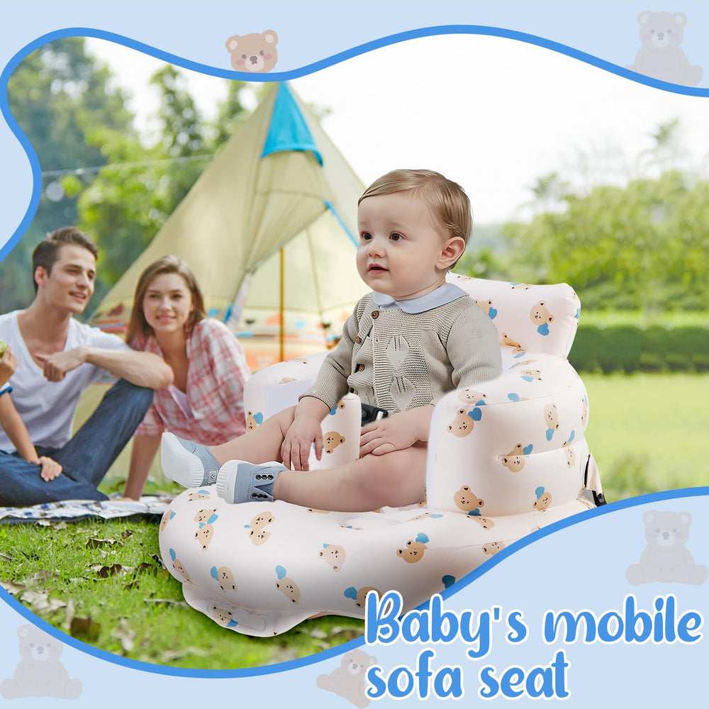 UAYBABU inflatable baby seat waterproof surface for easy cleaning after outdoors