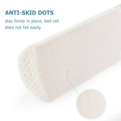 UBBCARE memory foam rail guard close-up shows plush protective barrier.