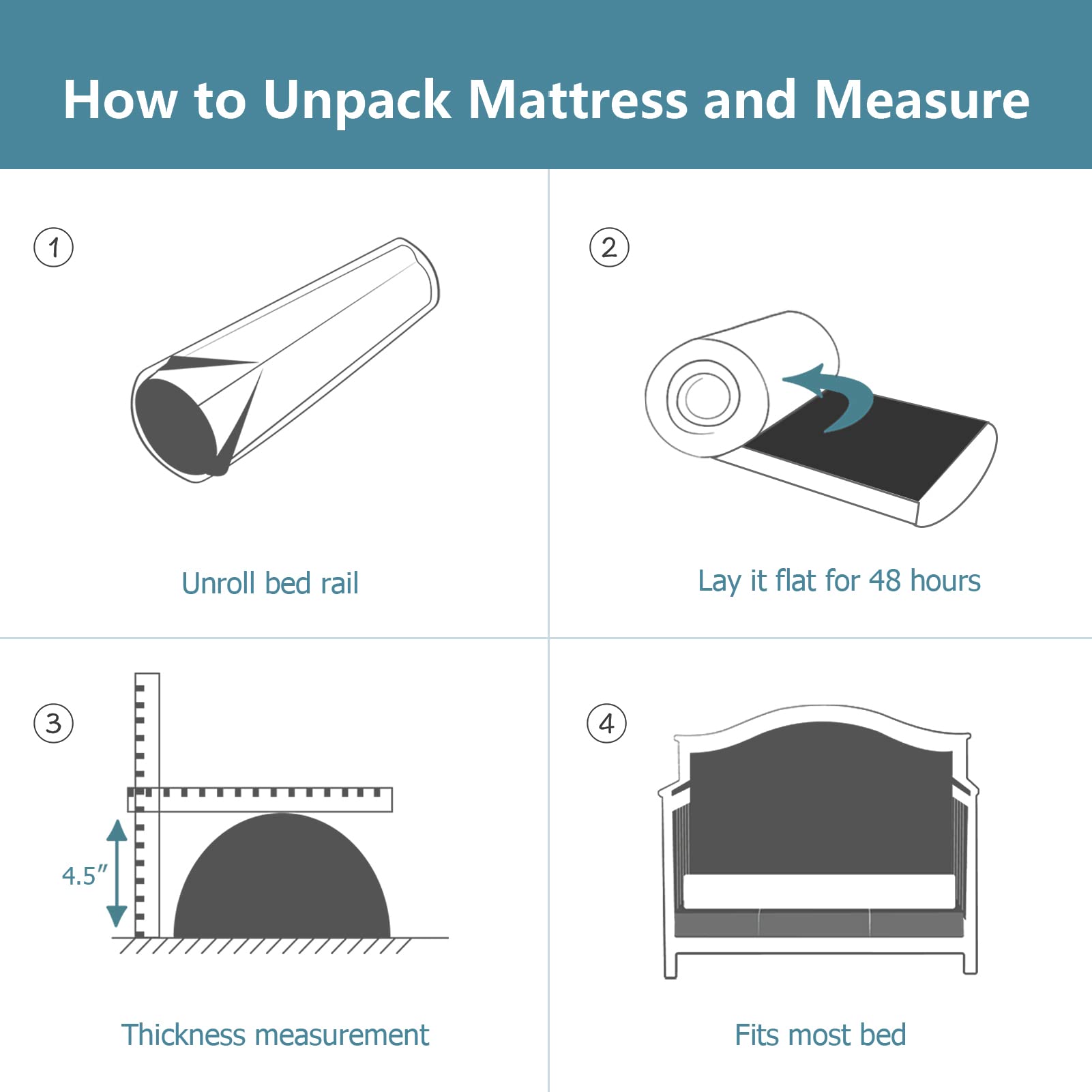 UBBCARE travel-friendly bed rail ready for on-the-go use.