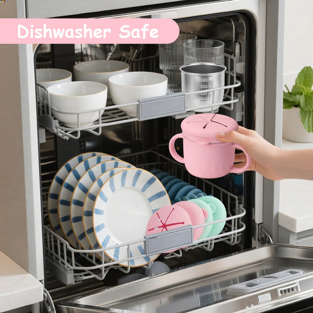 Ubisye dishwasher-safe snack cups for quick cleaning