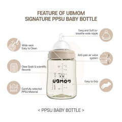 UBMOM all-in-one bottle BPA-free PPSU material for safe daily use